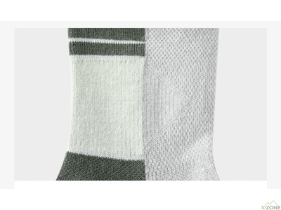 Носки треккинговые Kailas Low-cut Trekking Socks Women’s (2 Pairs), Green (KH2402202) - фото