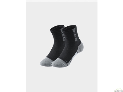 Носки треккинговые Kailas Low-cut Trekking Socks Men’s (2 Pairs), Black (KH2402102) - фото