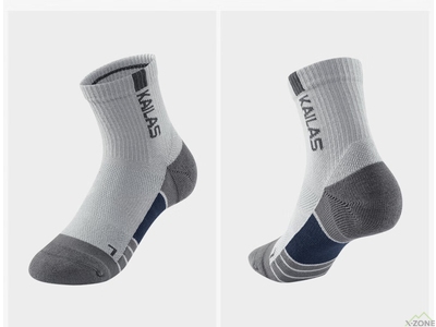 Носки треккинговые Kailas Low-cut Trekking Socks Men’s (2 Pairs), Gray (KH2402102) - фото