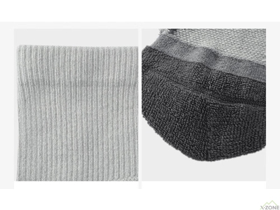 Носки треккинговые Kailas Low-cut Trekking Socks Men’s (2 Pairs), Gray (KH2402102) - фото