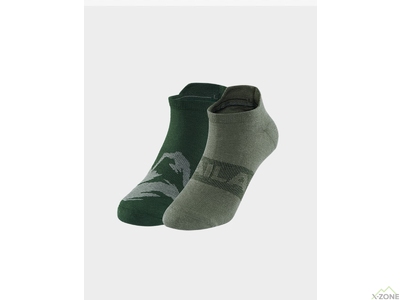 Носки спортивные Kailas Low-cut Sports Socks Men’s (2 Pairs), Green (KH2402101) - фото