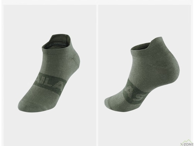Носки спортивные Kailas Low-cut Sports Socks Men’s (2 Pairs), Green (KH2402101) - фото