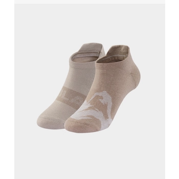 Носки спортивные Kailas Low-cut Sports Socks Women's (2 Pairs), White Chalk/Brown Gray (KH2402201) - фото