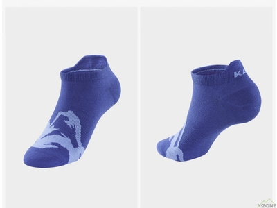 Носки спортивные Kailas Low-cut Sports Socks Women's (2 Pairs), Bluish Green/Mica Violet (KH2402201) - фото