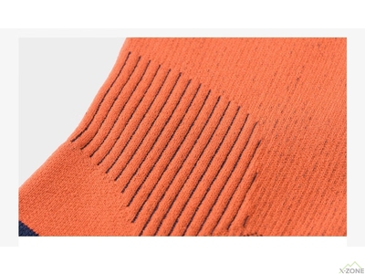 Носки беговые Kailas Mid-cut Trail Running Socks Unisex, Fuga Orange (KH2402003) - фото