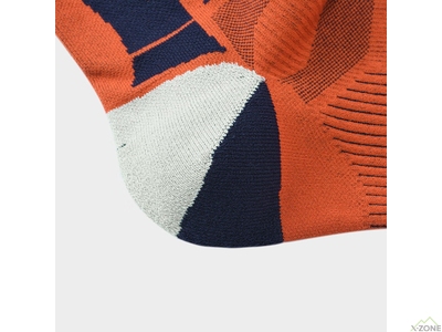 Носки беговые Kailas Mid-cut Trail Running Socks Unisex, Fuga Orange (KH2402003) - фото
