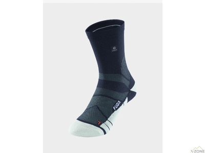 Носки беговые Kailas Mid-cut Trail Running Socks Unisex, Midnight Blue (KH2402003) - фото