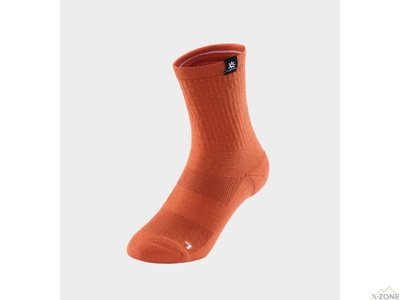 Носки треккинговые Kailas Mid-cut Lightweight Trekking Socks Unisex, Oxidized Orange (KH2402002) - фото