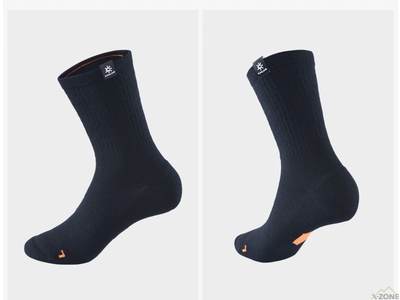 Носки треккинговые Kailas Mid-cut Lightweight Trekking Socks Unisex, Navy Blue (KH2402002) - фото