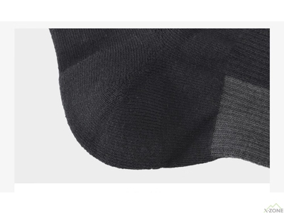 Носки треккинговые Kailas Mid-cut Lightweight Trekking Socks Unisex, Black (KH2402001) - фото