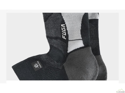 Термоноски Kailas Low Cut Trail Running Wool Socks Women's, Black (KH2401204) - фото