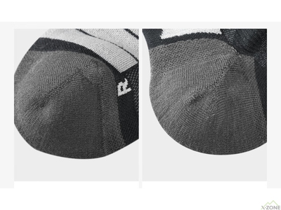 Термоноски Kailas Low Cut Trail Running Wool Socks Women's, Black (KH2401204) - фото