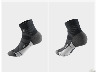 Термоноски Kailas Low Cut Trail Running Wool Socks Women's, Black (KH2401204) - фото