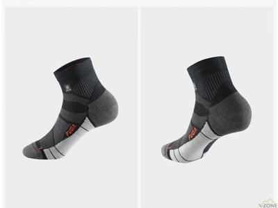 Термоноски Kailas Low Cut Trail Running Wool Socks Men's, Black (KH2401104) - фото
