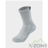 Термоноски Kailas Snow Tramp Mid-cut Trekking Socks Women's, Light Gray (KH2401201) - фото