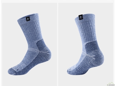 Термоноски Kailas Snow Tramp Mid-cut Trekking Socks Men's, Dark Blue (KH2401101) - фото