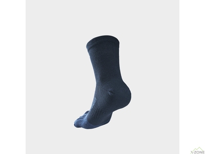 Шкарпетки бігові Kailas Low-cut 5-Finger Socks Unisex, Navy Blue (KH2402004) - фото