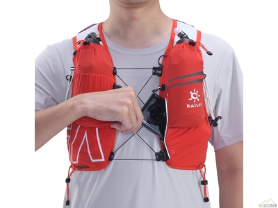 Рюкзак-жилет для трейлраннинга Kailas Fuga Air 8 Ⅳ Trail Running Vest, Fuga Red (KA2454006) - фото