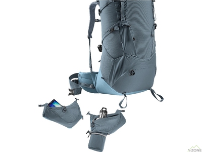 Рюкзак Deuter Aircontact Core 60+10, Graphite Shale (3350524) - фото