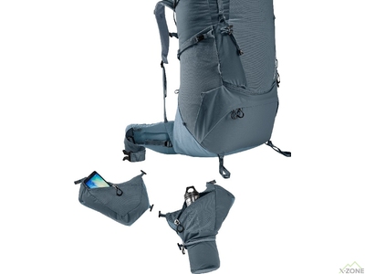 Рюкзак Deuter Aircontact Core 70+10, Graphite Shale (3350724) - фото