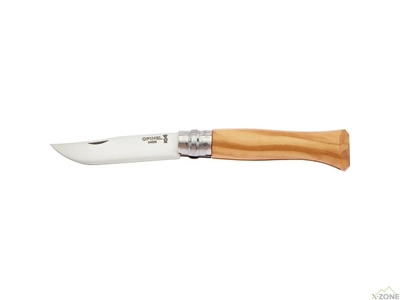 Нож складной Opinel №9 VRI, олива, упаковка - фото