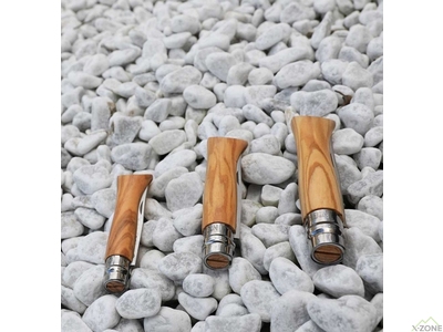 Нож складной Opinel №9 VRI, олива, упаковка - фото