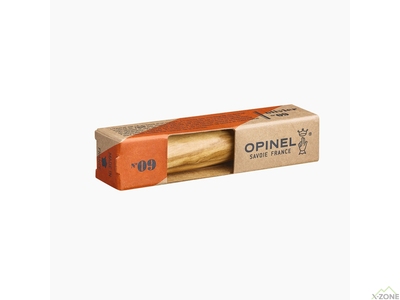 Нож складной Opinel №9 VRI, олива, упаковка - фото