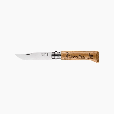 Нож складной Opinel №8 VRI Серна, дуб - фото
