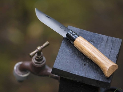 Нож складной Opinel №8 VRI Black Oak Edition - фото