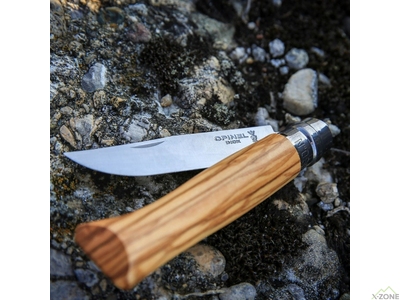 Нож складной Opinel №8 VRI Олива + Чехол + Пенал - фото