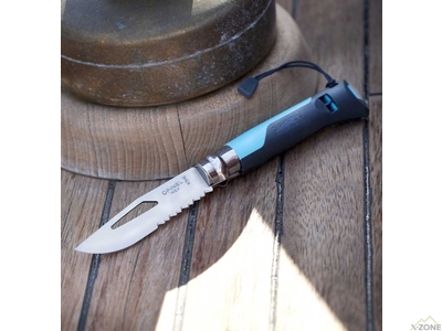 Нож складной Opinel №8 Outdoor, Blue - фото
