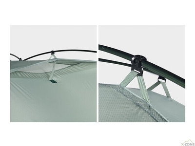 Палатка двухместная Kailas Zenith IV Camping Tent 2P, Breeze Green - фото