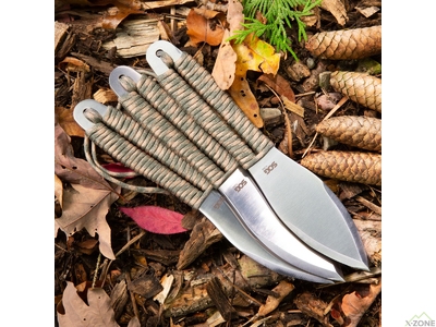 Набор ножей для метания SOG Fling 3 шт, Satin (SOG FX41N-CP) - фото