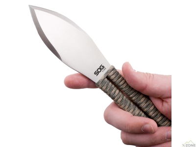 Набор ножей для метания SOG Fling 3 шт, Satin (SOG FX41N-CP) - фото