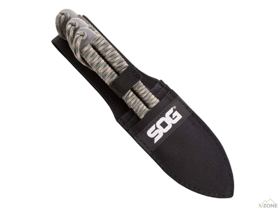 Набор ножей для метания SOG Fling 3 шт, Satin (SOG FX41N-CP) - фото
