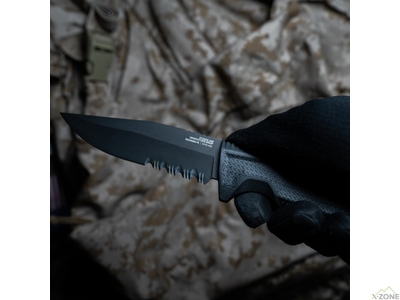 Нож SOG Recondo FX Partially Serrated, Black (SOG 17-22-02-57) - фото