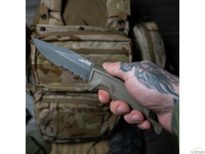 Нож SOG Recondo FX Partially Serrated, FDE (SOG 17-22-04-57) - фото