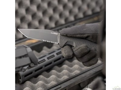 Ніж SOG Trident FX, Serrated Blackout (SOG 17-12-02-57) - фото