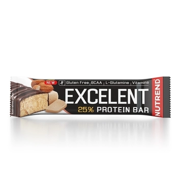 Батончик протеїновий Nutrend Excelent Protein Bar (Марципан + Мигдаль) 85 г - фото