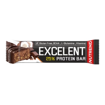 Батончик протеїновий Nutrend Excelent Protein Bar (Шоколад + Кокос) 85 г - фото