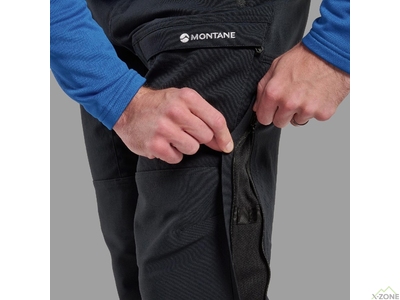 Штаны треккинговые Montane Terra XT Pants Regular Men's, Black - фото