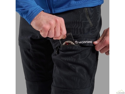Штаны треккинговые Montane Terra XT Pants Regular Men's, Black - фото