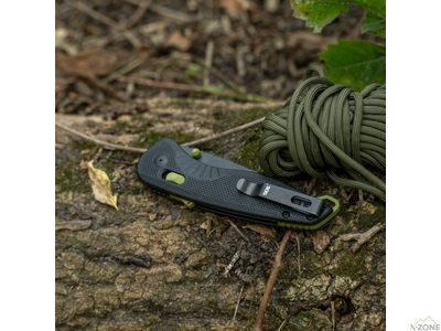 Складной нож SOG Aegis AT Tanto, Black/Moss (SOG 11-41-09-41) - фото