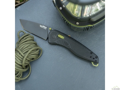 Складной нож SOG Aegis AT Tanto, Black/Moss (SOG 11-41-09-41) - фото