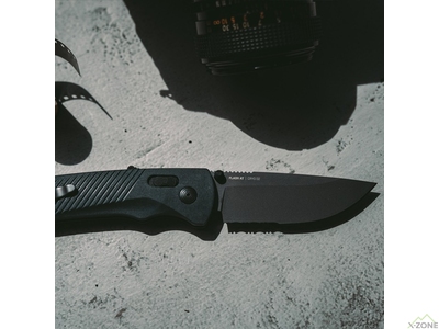 Складной нож SOG Flash AT Serrated, Urban Grey (SOG 11-18-06-41) - фото