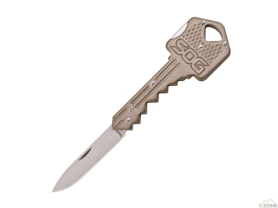 Складной нож SOG Key Knife, Brass (SOG KEY102-CP) - фото