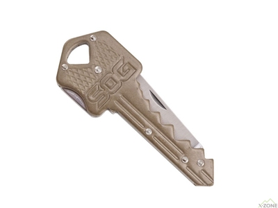 Складной нож SOG Key Knife, Brass (SOG KEY102-CP) - фото