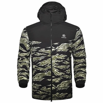 Куртка пуховая Kailas NASA Reversible Down Jacket Men's, Black/Camouflage - фото