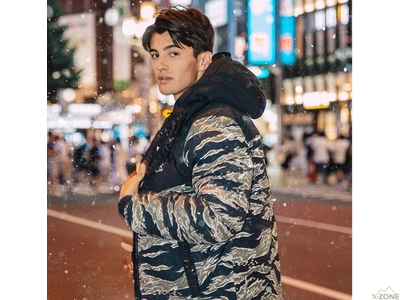 Куртка пуховая Kailas NASA Reversible Down Jacket Men's, Black/Camouflage - фото