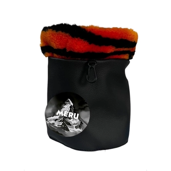 Мешочек для магнезии Meru Winter furry bag, Tiger top/Black bottom - фото